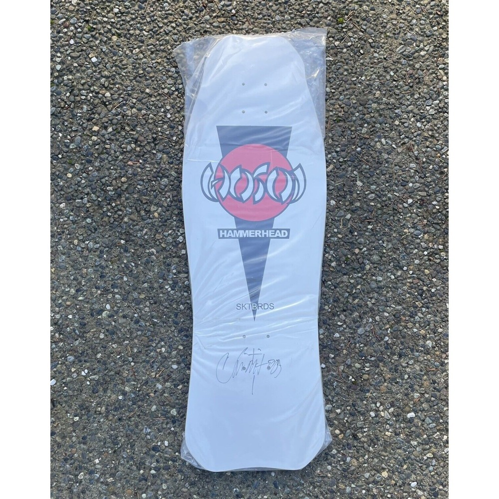 Krooked x Hosoi 2003 Hammerhead Skateboard Deck SIGNED Guest Pro Model NOS Gonz